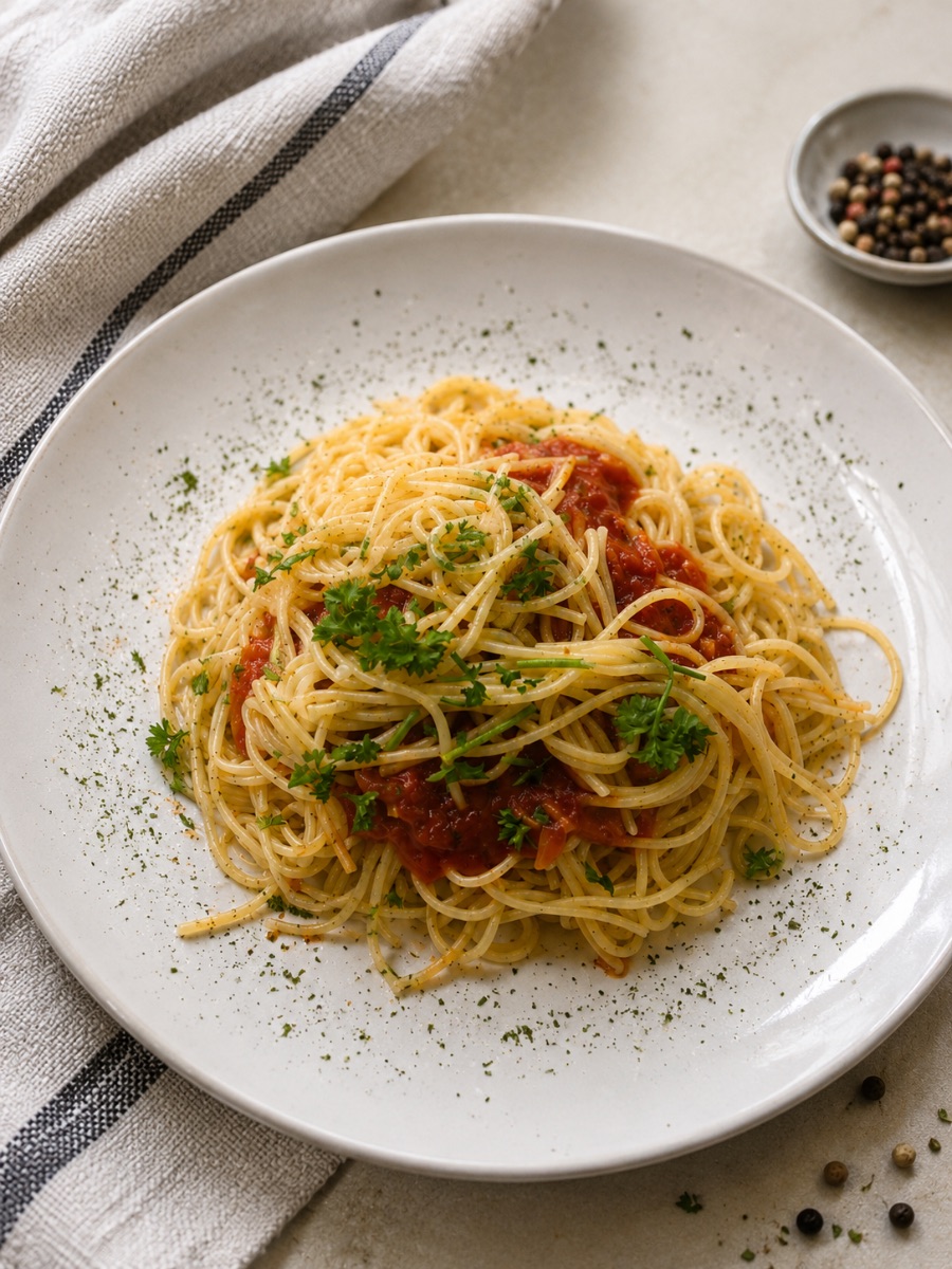 Vegane Spaghetti (Soße) 🍝