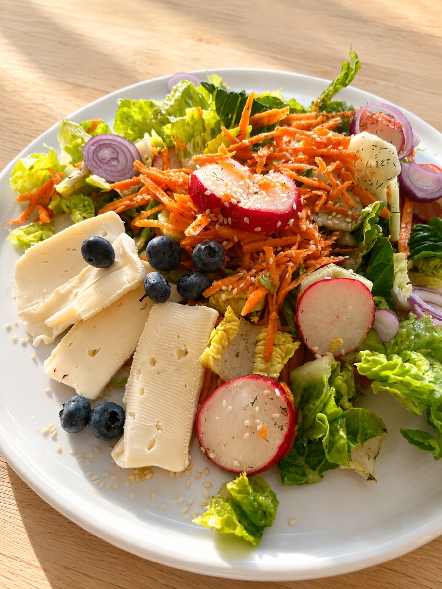 Mittagssnack-Salat, bunt gemischt 🥗