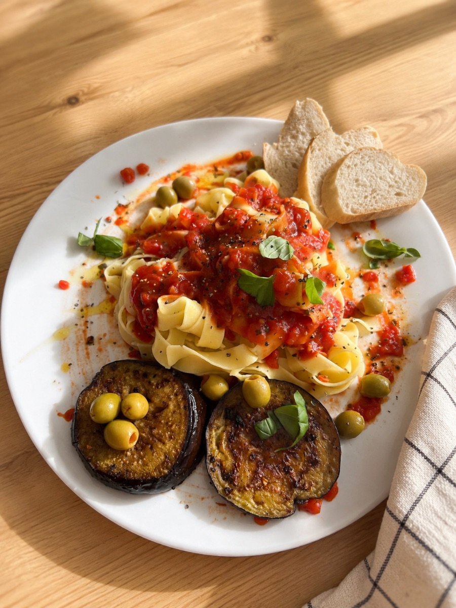 Auberginen - Tagliatelle 🤌🏼